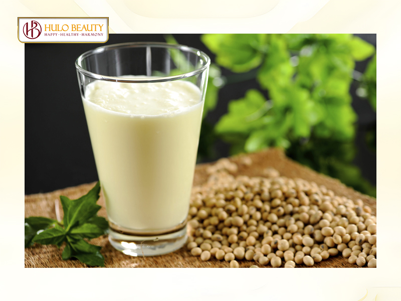 Sữa đậu nành chứa isoflavone cải thiện sắc tố da